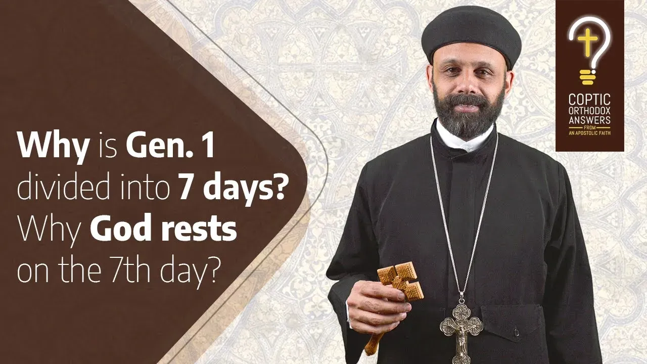 Why is Gen. 1 divided into 7 days? Why God rests on the 7th day?