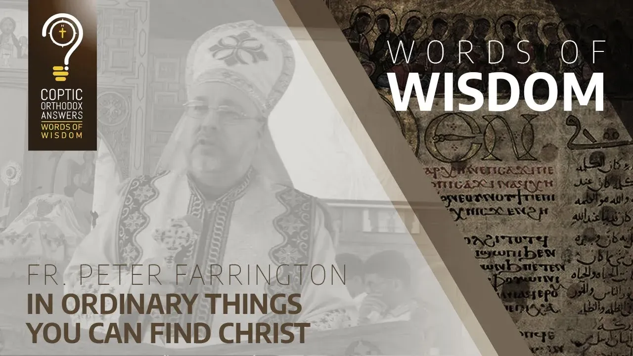 In ordinary things you can find Christ