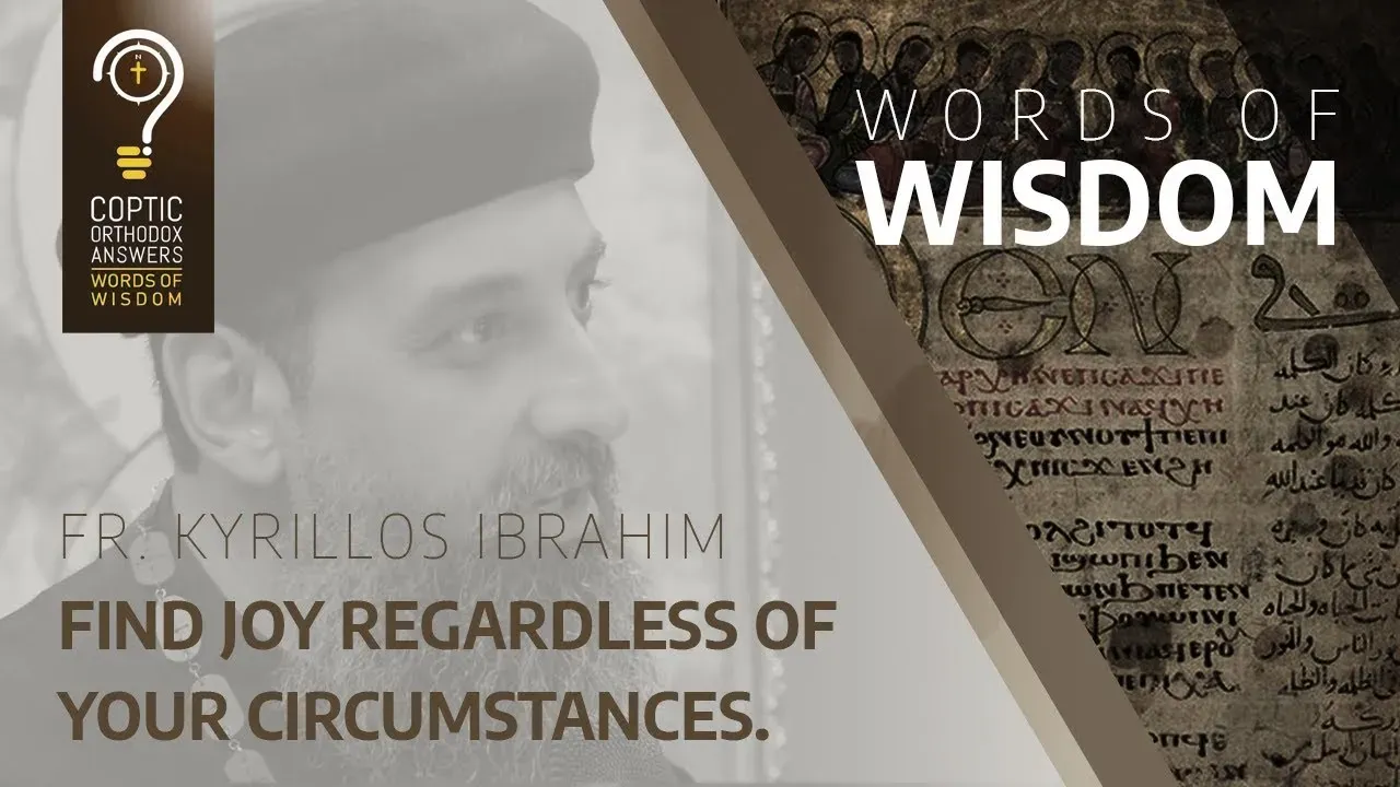 Find joy regardless of your circumstances