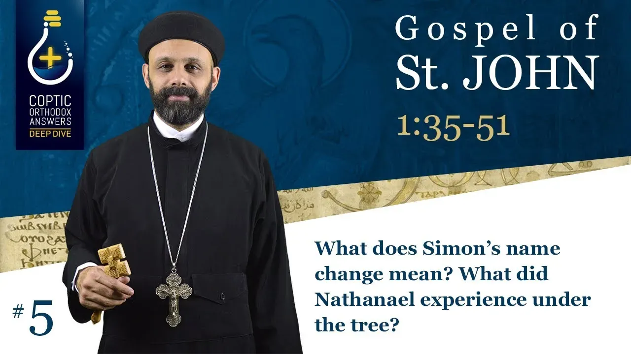 What does Simon’s name change mean? What did Nathanael experience under the tree?